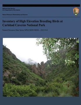 portada Inventory of High Elevation Breeding Birds at Carlsbad Caverns National Park (in English)