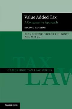 portada Value Added Tax: A Comparative Approach (Cambridge tax law Series) (en Inglés)