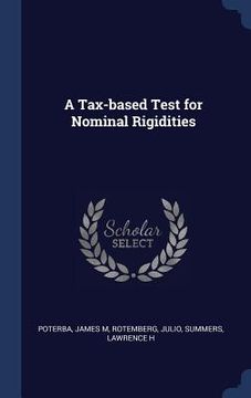 portada A Tax-based Test for Nominal Rigidities (in English)