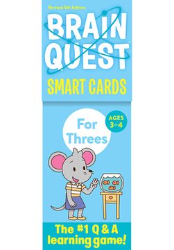 portada Brain Quest for Threes Smart Cards Revised 5th Edition (Brain Quest Decks) (in English)