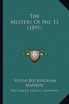 portada the mystery of no. 13 (1891) (en Inglés)