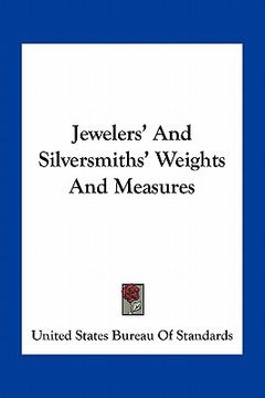 portada jewelers' and silversmiths' weights and measures (in English)