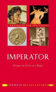 portada Imperator: Diriger En Grece Et a Rome (en Francés)