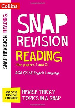 portada Reading (for papers 1 and 2): AQA GCSE 9-1 English Language (Collins Snap Revision)