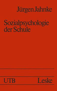 portada Sozialpsychologie Der Schule (en Alemán)