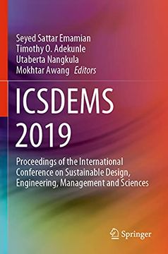 portada Icsdems 2019: Proceedings of the International Conference on Sustainable Design, Engineering, Management and Sciences (en Inglés)