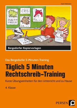 portada Täglich 5 Minuten Rechtschreib-Training 4. Klasse (en Alemán)