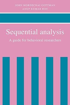 portada Sequential Analysis: A Guide for Behavorial Researchers (en Inglés)