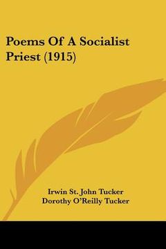 portada poems of a socialist priest (1915) (en Inglés)