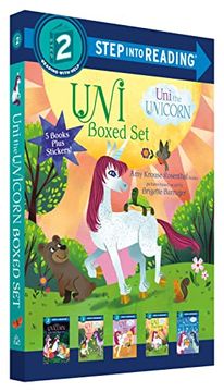 portada Uni the Unicorn Step Into Reading Boxed Set: Uni Brings Spring; Uni'S First Sleepover; Uni Goes to School; Uni Bakes a Cake; Uni and the Perfect Present (in English)