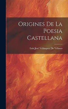 portada Origines de la Poesia Castellana (in Spanish)