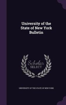 portada University of the State of New York Bulletin (in English)