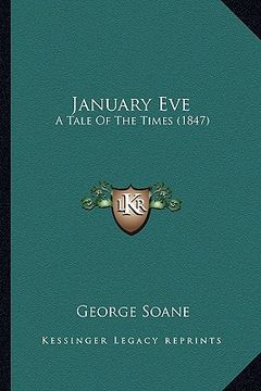 portada january eve: a tale of the times (1847) (en Inglés)