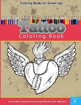 portada Tattoo Coloring Book (en Inglés)