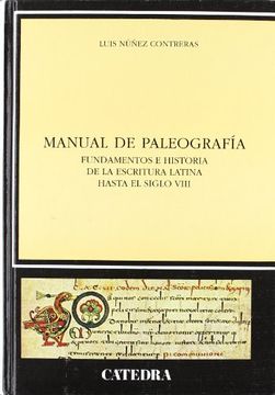 portada Manual de paleografía