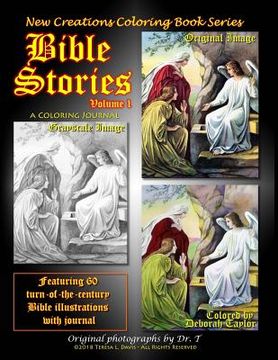 portada New Creations Coloring Book Series: Bible Stories Volume 1 (en Inglés)