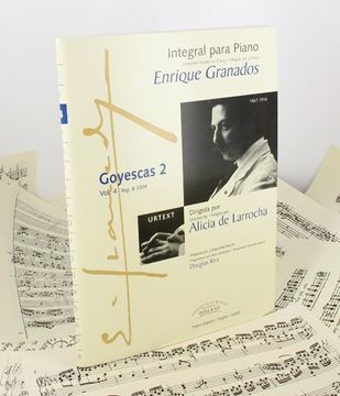 portada Integral Para Piano Enrique Granados: Goyescas 2 - B. 3304 (en Español, Catalán, Inglés)