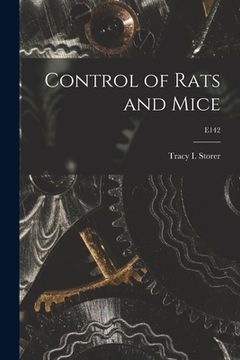 portada Control of Rats and Mice; E142 (in English)
