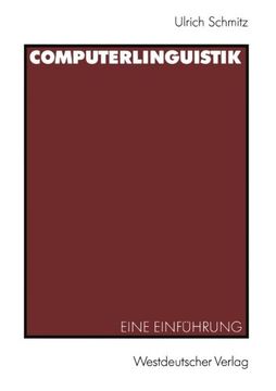 portada Computerlinguistik: Eine Einführung (German Edition)