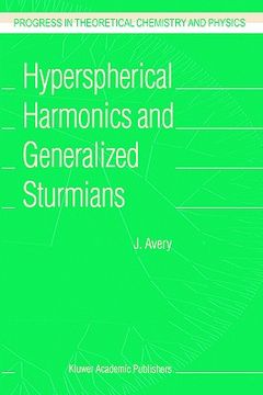 portada hyperspherical harmonics and generalized sturmians (en Inglés)