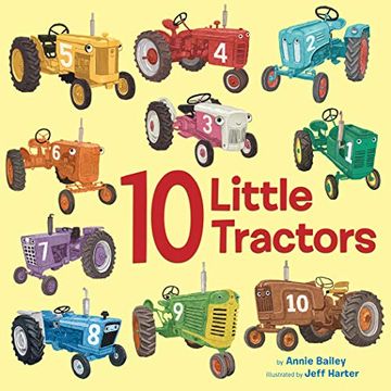 portada 10 Little Tractors (10 Little Vehicles) (in English)