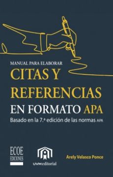 portada Manual Para Elaborar Citas y Referencias en Formato apa (in Spanish)