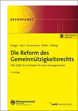 portada Die Reform des Gemeinnützigkeitsrechts (in German)