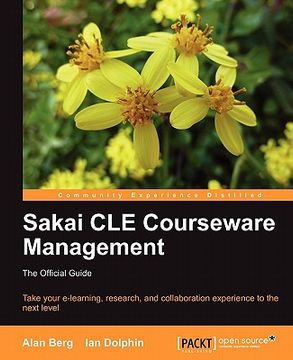 portada sakai cle courseware management: the official guide
