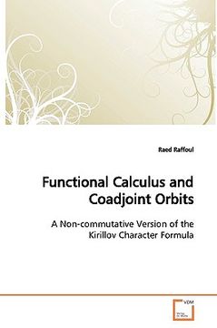 portada functional calculus and coadjoint orbits (en Inglés)