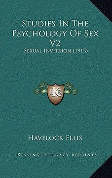 portada studies in the psychology of sex v2: sexual inversion (1915) (en Inglés)