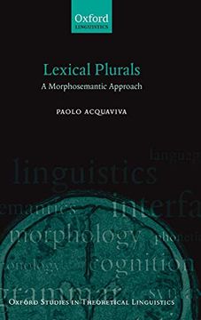 portada Lexical Plurals: A Morphosemantic Approach (in English)