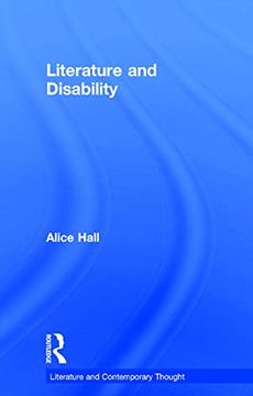 portada Literature and Disability (Literature and Contemporary Thought) (in English)