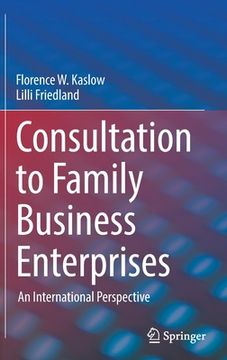 portada Consultation to Family Business Enterprises: An International Perspective (en Inglés)