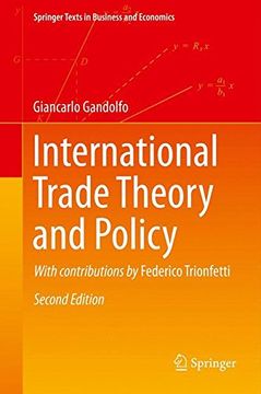 portada International Trade Theory And Policy (springer Texts In Business And Economics)