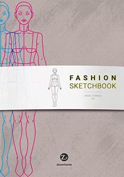 portada Fashion Sketchbook: Basic Female a4