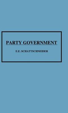 portada Party Government (en Inglés)
