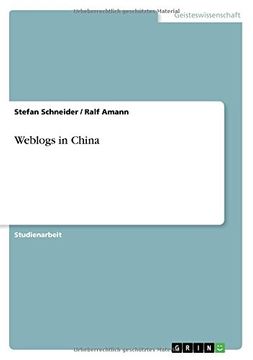portada Weblogs in China (German Edition)