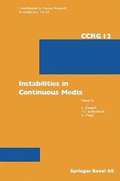 portada Instabilities in Continuous Media (Contributions to Current Research in Geophysics)