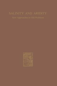 portada Salinity and Aridity: New Approaches to Old Problems (en Inglés)