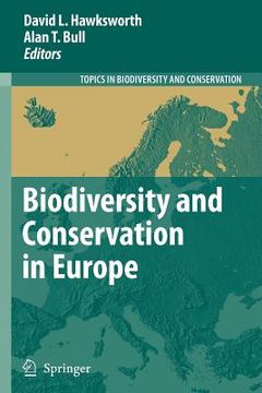 portada biodiversity and conservation in europe (en Inglés)