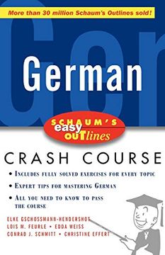 portada Schaum's Easy Outline of German (Cls. Education) (in English)