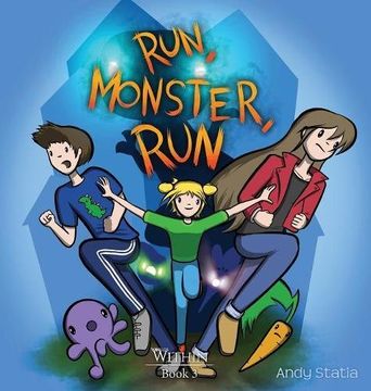 portada Run, Monster, Run (Worlds Within)
