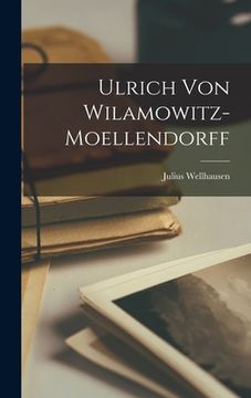 portada Ulrich von Wilamowitz-Moellendorff (in German)