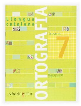 portada Quadern ortografia 7. Llengua catalana