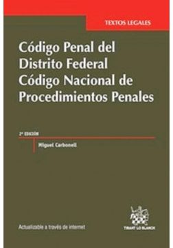 portada Codigo Penal Del Distrito Federal Codigo Nacional De Procedimientos Penales 2a Edicion