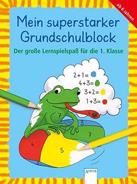 portada Der Große Lernspielspaß für die 1. Klasse: Mein Superstarker Grundschulblock (en Alemán)