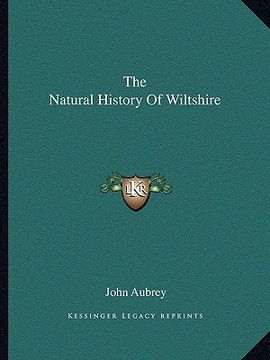 portada the natural history of wiltshire (en Inglés)