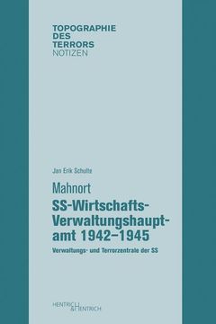 portada Mahnort Ss-Wirtschafts-Verwaltungshauptamt 1942-1945