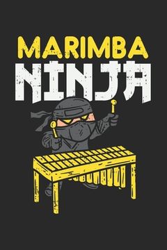 portada Marimba Ninja: 120 Pages I 6x9 I Graph Paper 5x5 (en Inglés)