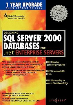 portada designing sql server 2000 databases (en Inglés)